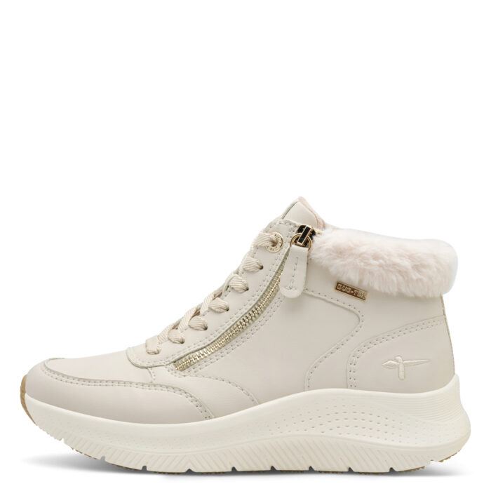 Дамски бежови боти Tamaris Comfort Widefit - Image 3