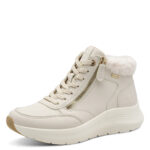 Дамски бежови боти Tamaris Comfort Widefit - Image 2