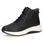 Дамски спортни боти от естествена кожа Caprice черни