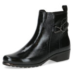 Дамски кожени боти Caprice черен лак