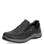 Мъжки ежедневни обувки без връзки Rieker 03651-00 Tex мембрана черни - Image 3