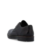 Елегантни мъжки обувки Rieker 14642-00 Antistress черни - Image 6