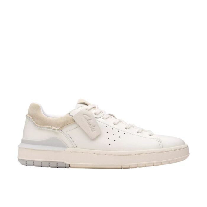 Мъжки спортни обувки Clarks Courtlite2 Run бели - Image 4