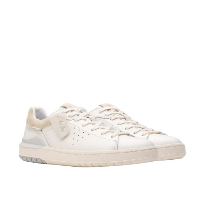 Мъжки спортни обувки Clarks Courtlite2 Run бели - Image 6