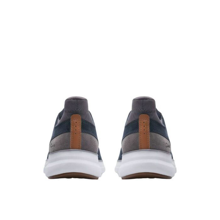 Мъжки ежедневни обувки Clarks Mullan Easy Widefit сини - Image 5