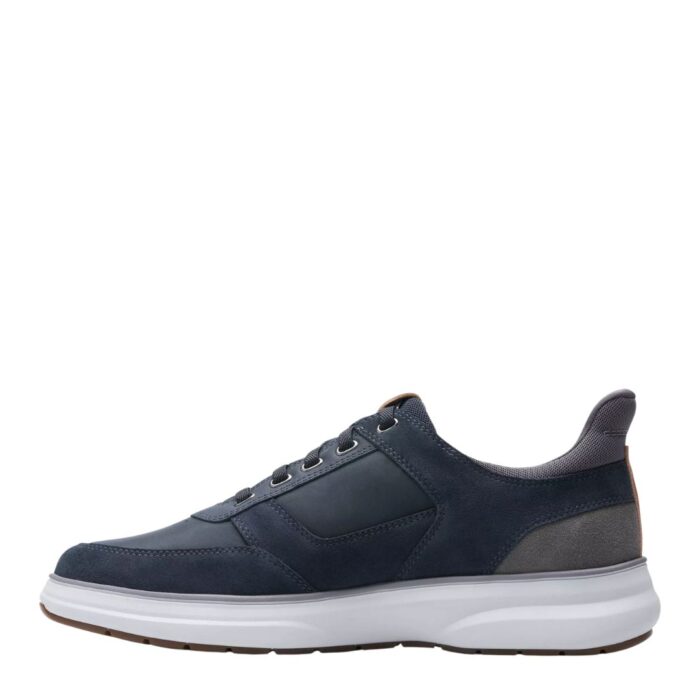 Мъжки ежедневни обувки Clarks Mullan Easy Widefit сини - Image 1