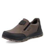 Мъжки ежедневни обувки без връзки Rieker 35550-24 Tex мембрана кафяви - Image 2