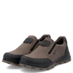 Мъжки ежедневни обувки без връзки Rieker 35550-24 Tex мембрана кафяви - Image 4
