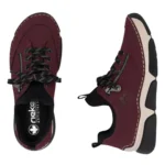 Дамски обувки RIEKER 45973-36 ширина F1/2 бордо - Image 5