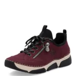 Дамски обувки RIEKER 45973-36 ширина F1/2 бордо - Image 3