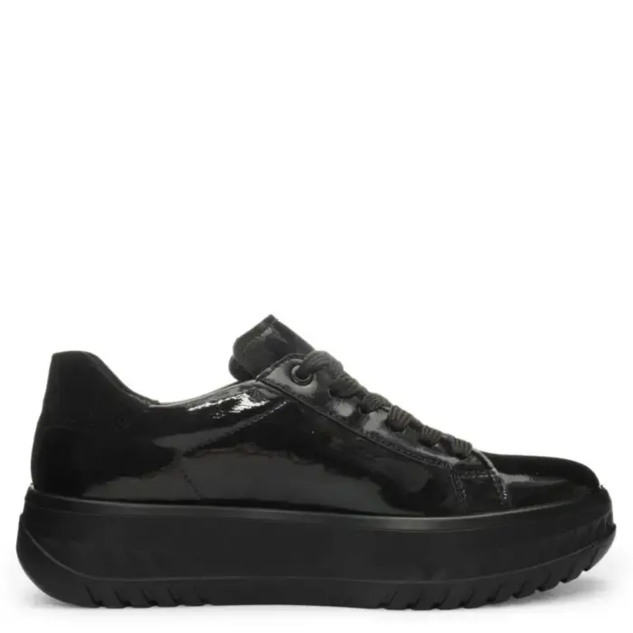 Дамски спортни обувки Ara High Soft H ширина черен лак - Image 8