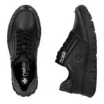 Дамски спортни обувки Rieker N9501-01 Antistress H ширина черни - Image 5