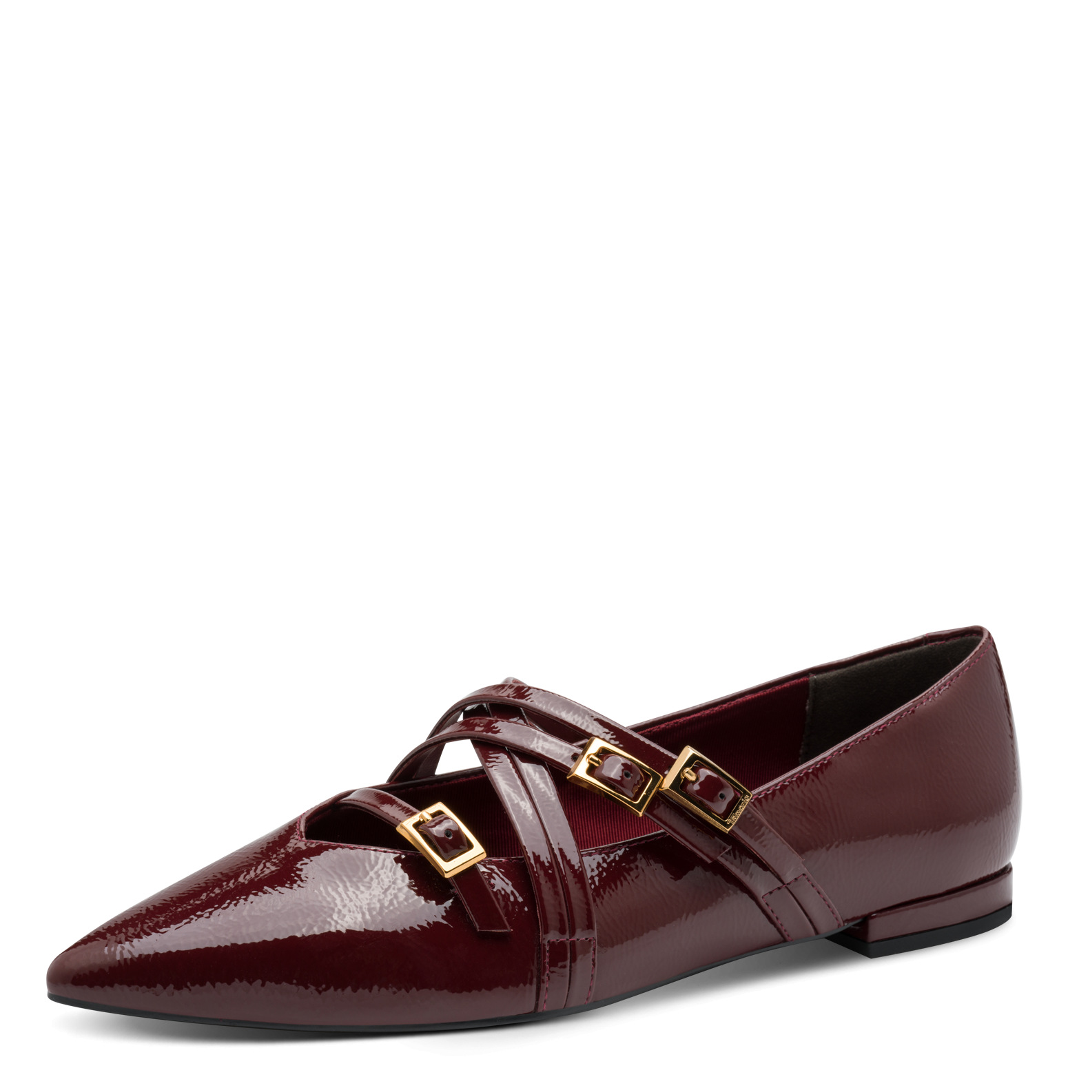 001-22160-45-568-300 Дамски обувки/балеринки Tamaris Touch it бордо - Image 1