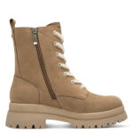 Дамски кожени боти Tamaris бежови - Image 3