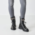 Дамски стилни боти Tamaris Touch it черни - Image 4