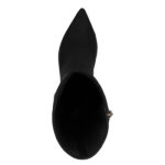 Дамски текстилни ботуши на ток Tamaris черни - Image 4