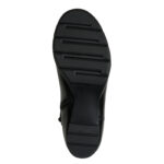 Дамски стилни боти на ток от естествена кожа Jana черни - Image 6