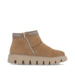 Дамски велурени боти RIEKER-W2074-24 кафяви - Image 5