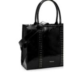 Дамска чанта Tamaris черен лак - Image 2