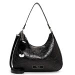 Дамска чанта Tamaris черен лак