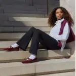 Дамски обувки/балеринки Tamaris Touch it бордо - Image 3