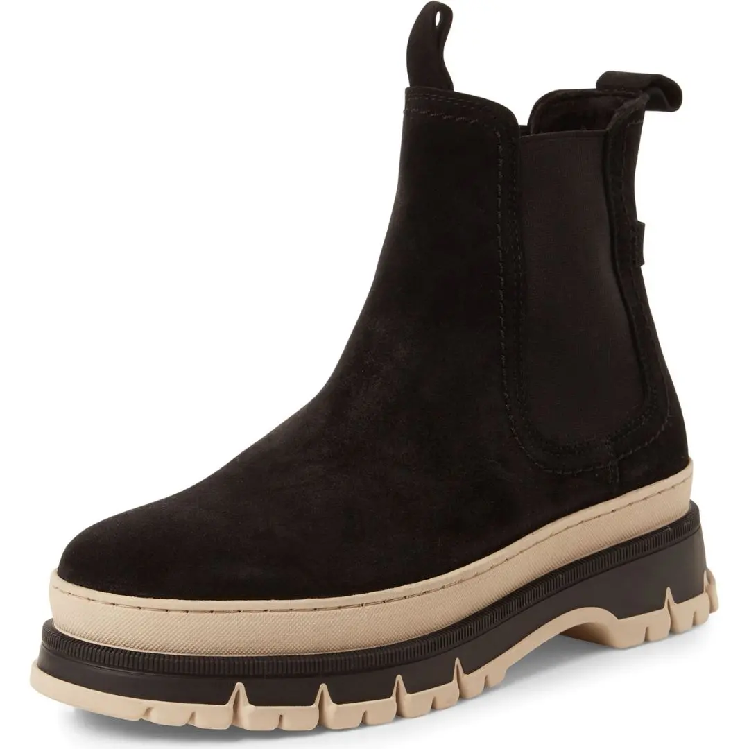 25808-4.jpg Дамски боти Tamaris TouchIT черни - Image 1