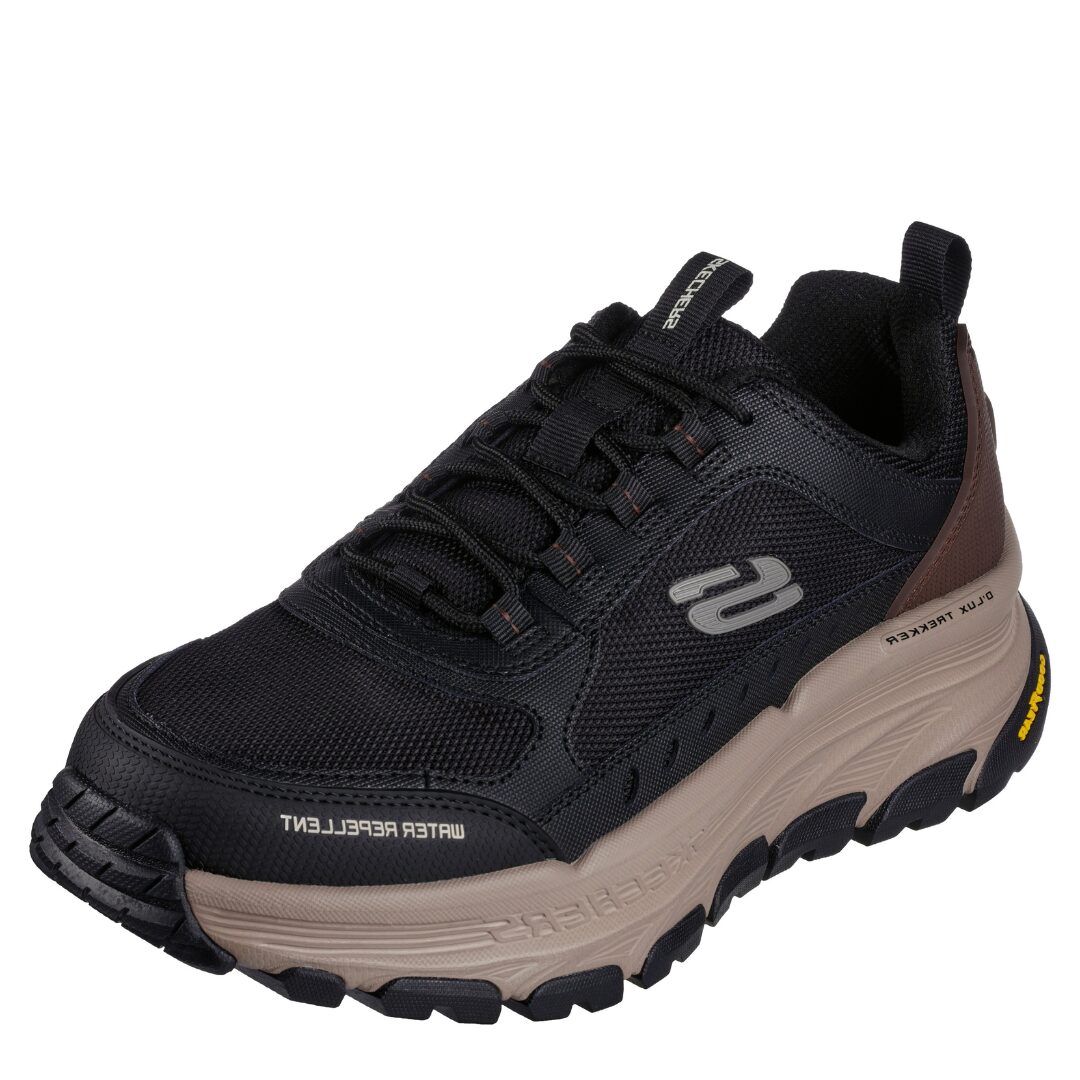 283 Мъжки водоустойчиви маратонки Skechers 237565-BKNT TEX черни - Image 1