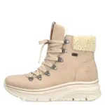 Дамски бежови боти Rieker Tex мембрана 48034-20 - Image 3