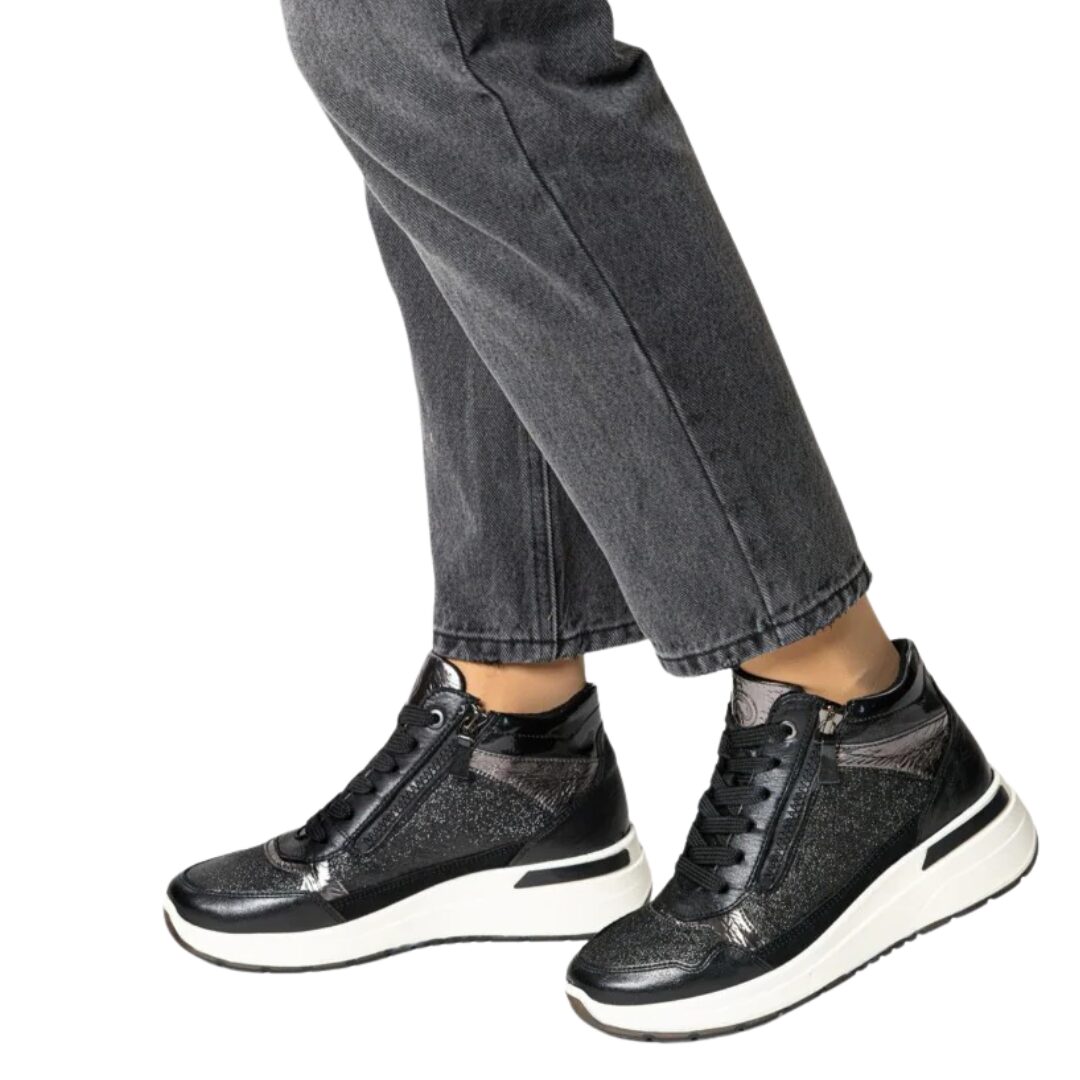 Неозаглавен (1080 x 1080 пиксела) (3) Дамски кожени обувки Ara HighSoft черни - Image 1