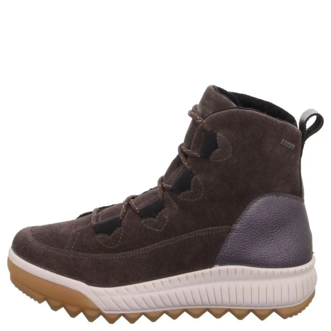 009561-9.jpg Дамски боти естествен велур Legero Gore-tex кафяви - Image 1