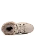 Дамски спортни боти Skechers Trego – Snow Worries бежови - Image 5
