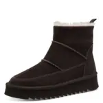 Дамски боти естествен велур Tamaris кафяви - Image 2