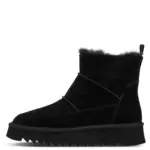 Дамски боти естествен велур Tamaris черни - Image 2