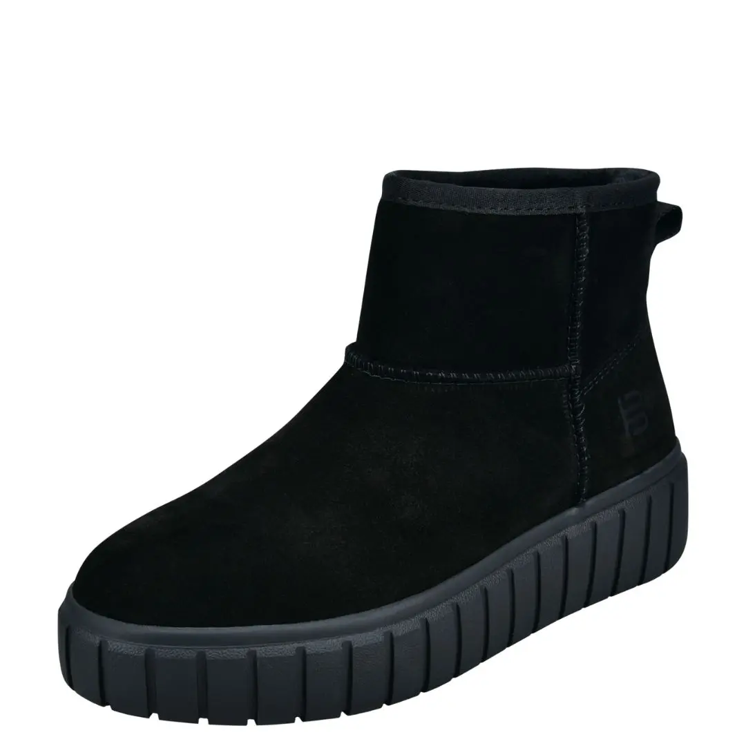 amc55-1000-3.jpg Дамски ежедневни боти естествен велур Baggat черни - Image 1