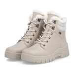 Дамски кожени боти Remonte Tex D0E71-60 бежови - Image 3