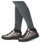 Дамски спортни обувки Rieker W2601-91 златисти