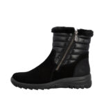 Дамски велурени боти Rieker Tex L7187-00 черни - Image 3